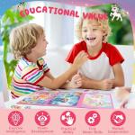 Magnetic Puzzles for Toddlers Ages 3-5, Unicorn Mermaid Princess Magnetic Puzzles for Kids Ages 4-6, Travel Jigsaw Puzzles Toys for Car Airplane Road Trip Activities Game, Girls Birthday Gifts