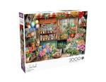 Buffalo Games Jigsaw Puzzles for Adults 2000 Pieces - Tom Wood - The Flower Shop - Hard Adult Puzzle with Reference Poster, Fun, Unique & Challenging for All Abilities, Large 38.5 x 26.5
