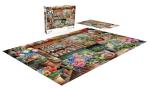 Buffalo Games Jigsaw Puzzles for Adults 2000 Pieces - Tom Wood - The Flower Shop - Hard Adult Puzzle with Reference Poster, Fun, Unique & Challenging for All Abilities, Large 38.5 x 26.5
