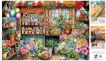 Buffalo Games Jigsaw Puzzles for Adults 2000 Pieces - Tom Wood - The Flower Shop - Hard Adult Puzzle with Reference Poster, Fun, Unique & Challenging for All Abilities, Large 38.5 x 26.5