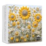 Sunflower Puzzles for Adults 1000 Pieces, PICKFORU Spring Flower Garden Puzzle Nature, Difficult Hard Golden Sunflower Art Theme, Challenging for Adults