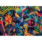 Trefl - Square Box - in The Jungle 1000 Piece Jigsaw Puzzle 27"x19" Print, DIY Puzzle, Creative Fun, Classic Jigsaw for Adults and Children from 14 Years Old