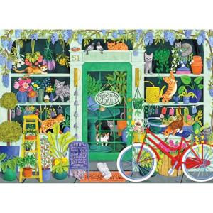 RoseArt - Soft Touch - Cat Flowers - 1000 Piece Jigsaw Puzzle for Adults