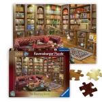 Ravensburger - The Reading Room - 1000 Piece Jigsaw Puzzle - Stunning, Vivid Colors - Books, Knick-Knacks & Overstuffed Chairs - Peaceful Library Scene - Puzzles for Adults