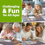 Read Room Puzzles for Adults 500 Pieces Book Jigsaw Puzzles for Adults Puzzles 500 Pieces Winter Reading Nook Scene Challenging Family Puzzle for Seniors Women Men Size is (21"x15")