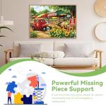 2000 Piece Puzzle for Adults – Colorful Farmer’s Market Scene with Fresh Fruits & Vegetables – Eco-Friendly Recycled Paper Jigsaw Puzzle, Relaxing Family Game Night Activity (39 x 28 in)