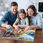 JJYHULK 2000 Piece Jigsaw Puzzle for Adults, Puzzles for Adults 2000 Pieces, Beach Dogs Flowers Jigsaw Puzzles, Family Fun Puzzle Perfect for Game Nights, 39" X 28"