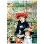 RoseArt - Kodak Masters - The Two Sisters On The Terrace 2000 Piece Jigsaw Puzzle, Fine Art Renoir Garden Puzzle for Adults