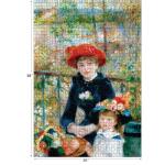 RoseArt - Kodak Masters - The Two Sisters On The Terrace 2000 Piece Jigsaw Puzzle, Fine Art Renoir Garden Puzzle for Adults