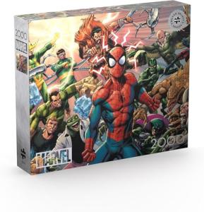 Buffalo Games - 2000 Piece Marvel Silver Select Sinister War Jigsaw Puzzle Challenging and Colorful Puzzle for Adults – Precision-Cut Pieces, Beautiful Artwork, and Hours of Relaxing Fun