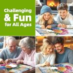 Blueforest 500 Piece Puzzles for Adults, Colorful Hydrangeas Puzzle for Adults, Hard Challenge Art Jigsaw Puzzles, for Gifts Halloween Birthday Party Games Family, 23 * 15 inchches inch Dust Free