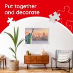 Trefl - Square Box - American Dog - 1000 Piece Jigsaw Puzzle 27"x19" Print, DIY Puzzle, Creative Fun, Classic Jigsaw for Adults and Children from 14 Years Old