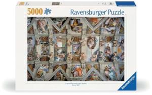 Ravensburger Sistine Chapel 5000 Piece Jigsaw Puzzle for Adults - 17429 | Premium Quality Blueboard | Anti-Glare Surface | Precision Fit | Perfect for Group Activities