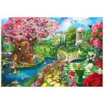 RoseArt - Kodak Premium - Spring Garden 2000 Piece Jigsaw Puzzle, Alice in Wonderland Puzzle for Adults