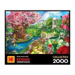 RoseArt - Kodak Premium - Spring Garden 2000 Piece Jigsaw Puzzle, Alice in Wonderland Puzzle for Adults