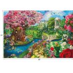 RoseArt - Kodak Premium - Spring Garden 2000 Piece Jigsaw Puzzle, Alice in Wonderland Puzzle for Adults