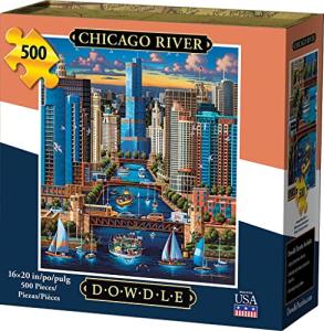 Dowdle Jigsaw Puzzle - Chicago River - 500 Piece