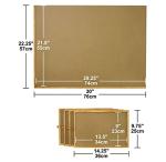 Bits and Pieces Jigsaw Puzzle Board with Drawers, Puzzle Board 1000 Pieces, 22 Inch x 30 Inch Wooden Tray Table with 4 Organizing Piece Sorting Trays, Portable, Easy Storage for Puzzles