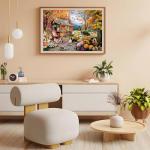 JJYHULK 2000 Piece Puzzle for Adults, Puzzles for Adults 2000 Pieces, Autumn Farm Dog Bird Animal Jigsaw Puzzles, Challenging Puzzle Perfect for Game Nights, 39" X 28"