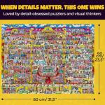 QUOKKA 1000 Piece Puzzle for Adults and Teens – Hotel Wildeluxe Adult Jigsaw Puzzles with Hidden Secrets & Audio Story – Detailed Visual Puzzle Game for Focus & Relaxation with Twist – FSC Certified