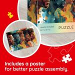 Trefl - Square Box - Icons of America - 1000 Piece Jigsaw Puzzle 27"x19" Print, DIY Puzzle, Creative Fun, Classic Jigsaw for Adults and Children from 14 Years Old