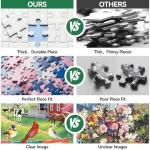 JJYHULK 2000 Piece Puzzle for Adults, Puzzles for Adults 2000 Pieces, Farm Flowers Butterflies Cow Bird Jigsaw Puzzles, Challenging Puzzle Perfect for Game Nights, 39" X 28"