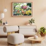 JJYHULK 2000 Piece Puzzle for Adults, Puzzles for Adults 2000 Pieces, Farm Flowers Butterflies Cow Bird Jigsaw Puzzles, Challenging Puzzle Perfect for Game Nights, 39" X 28"