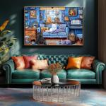 Blueforest 500 Piece Puzzles for Adults Clearance, Difficult Jigsaw Puzzles for Adult Challenging, Funny Cute Cats Unique Jigsaw Puzzles for Gifts Party Games Family Fun