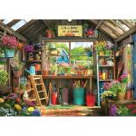 PuzzOne Puzzles for Adults 1000 Pieces, Charming Potting Shed - Garden Shed Jigsaw Puzzle for Family Decoration, Gifts, Party Game, Finished Size 27.5" x 19.7"