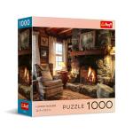 Trefl - Square Box - Cozy Cabin Dreams - 1000 Piece Jigsaw Puzzle 27"x19" Print, DIY Puzzle, Creative Fun, Classic Jigsaw for Adults and Children from 14 Years Old