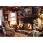 Trefl - Square Box - Cozy Cabin Dreams - 1000 Piece Jigsaw Puzzle 27"x19" Print, DIY Puzzle, Creative Fun, Classic Jigsaw for Adults and Children from 14 Years Old