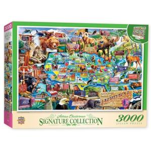 MasterPieces 3000 Piece Jigsaw Puzzle for Adults, Family, Or Kids - USA National Parks - 32"x45"