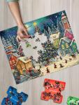 Springbok Festive Christmas Village 500 Piece Jigsaw Puzzle for Adults and Family - Holiday Gnomes - Unique Cut Pieces - Made in USA