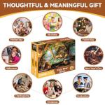 JJYHULK 2000 Piece Puzzle for Adults, Puzzles for Adults 2000 Pieces, Funny Bear Playing Poker Jigsaw Puzzles, Family Fun Puzzle Perfect for Game Nights, 39" X 28"