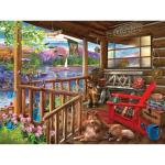 Roseart - Bigelow Illustrations - Porch Life- 500 Piece Jigsaw Puzzle for Adults