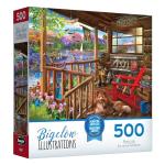 Roseart - Bigelow Illustrations - Porch Life- 500 Piece Jigsaw Puzzle for Adults