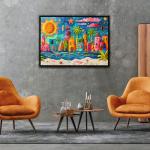 TangComplete - Sunny Beach Puzzles for Adults 1000 Piece, Jigsaw Puzzles for Adults, Adult Challenging Game Toys, Impossible Puzzle, Family Decoration Puzzle