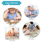 TangComplete - Sunny Beach Puzzles for Adults 1000 Piece, Jigsaw Puzzles for Adults, Adult Challenging Game Toys, Impossible Puzzle, Family Decoration Puzzle