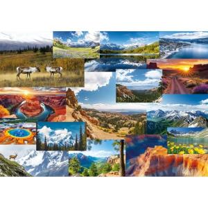 2000 Piece Puzzle for Adults – Stunning Panoramic National Parks Jigsaw Puzzle – America’s Parks Nature Puzzle Gift – Eco-Friendly Durable Pieces, 39" x 28"