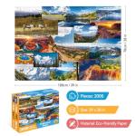 2000 Piece Puzzle for Adults – Stunning Panoramic National Parks Jigsaw Puzzle – America’s Parks Nature Puzzle Gift – Eco-Friendly Durable Pieces, 39" x 28"