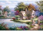 Anatolian Puzzle - The Swan Cottage, 1500 Piece Jigsaw Puzzle, #4529