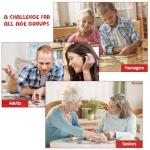 Christmas Puzzles 1000 Pieces, Aurora Christmas Eve Puzzle, Northern Lights Puzzles for Adults 1000 Piece for Adults Teens Kids, Xmas Scene Challenging Puzzle Game Perfect Vacation Gift