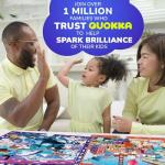 QUOKKA Puzzles for Kids Ages 4-6 - 4 x 60 Puzzles for Toddlers 5-8 - Educational Search & Find Toy for 8-10 yo for Learning Forest Polar, USA National Park Animals & City Life