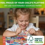 QUOKKA Puzzles for Kids Ages 4-6 - 4 x 60 Puzzles for Toddlers 5-8 - Educational Search & Find Toy for 8-10 yo for Learning Forest Polar, USA National Park Animals & City Life