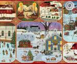 Buffalo Games - Silver Select - Charles Wysocki - Winter Collage - 2000 Piece Jigsaw Puzzle for Adults -Challenging Puzzle Perfect for Game Nights - Finished Size is 38.50 x 26.50