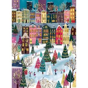 500 Piece Jigsaw Puzzles for Adults, Whimsical Winter Cityscape Puzzles for Adult, Fun and Challenging Puzzle for Family Time, Relaxing Gift for Adults, Seniors, 20.5 x 15 in