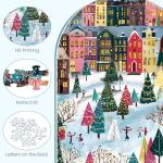 500 Piece Jigsaw Puzzles for Adults, Whimsical Winter Cityscape Puzzles for Adult, Fun and Challenging Puzzle for Family Time, Relaxing Gift for Adults, Seniors, 20.5 x 15 in