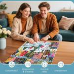 500 Piece Jigsaw Puzzles for Adults, Whimsical Winter Cityscape Puzzles for Adult, Fun and Challenging Puzzle for Family Time, Relaxing Gift for Adults, Seniors, 20.5 x 15 in