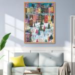 500 Piece Jigsaw Puzzles for Adults, Whimsical Winter Cityscape Puzzles for Adult, Fun and Challenging Puzzle for Family Time, Relaxing Gift for Adults, Seniors, 20.5 x 15 in