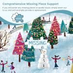 500 Piece Jigsaw Puzzles for Adults, Whimsical Winter Cityscape Puzzles for Adult, Fun and Challenging Puzzle for Family Time, Relaxing Gift for Adults, Seniors, 20.5 x 15 in